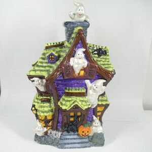 Christopher Radko Howl Manor Haunted House Cookie Jar Halloween Vintage